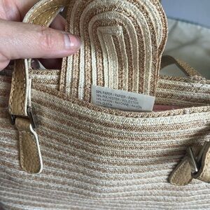 Stylish Tan Woven Women's Bag by Liz  Claiborne